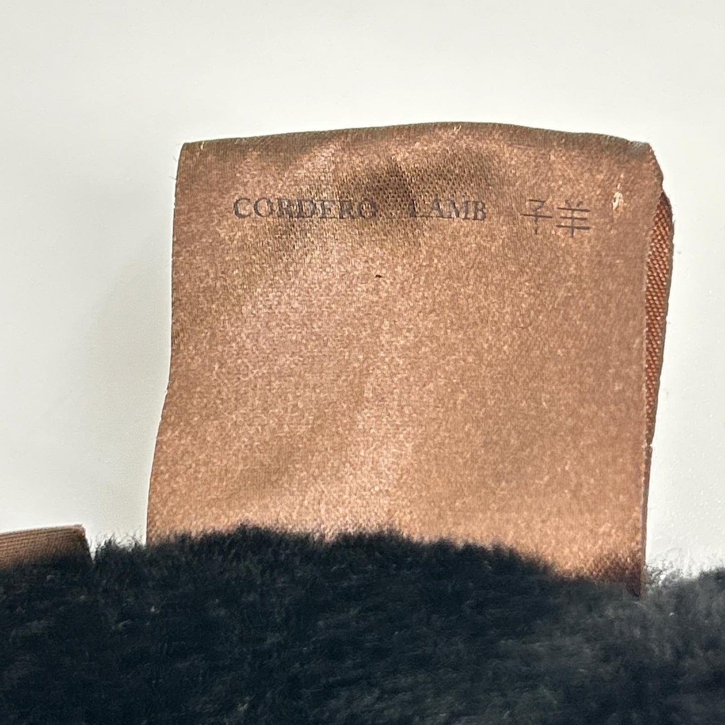 LOEWE ロエベ ブラック ムートン ロングコート コート