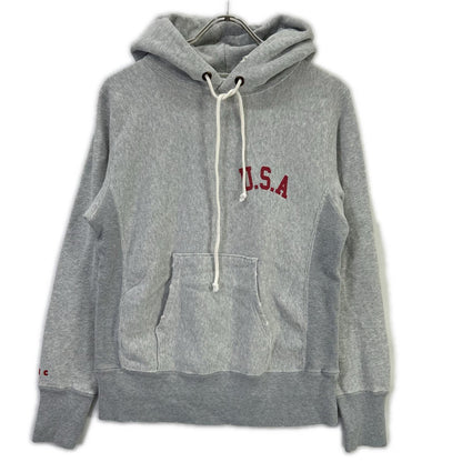 Champion チャンピオン 【ロンハーマン別注】C8-J116 グレー ダメージ加工 フーディー トップス