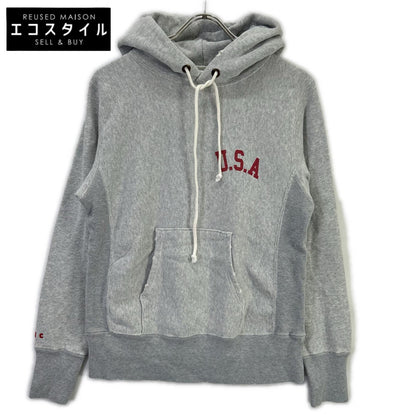 Champion チャンピオン 【ロンハーマン別注】C8-J116 グレー ダメージ加工 フーディー トップス