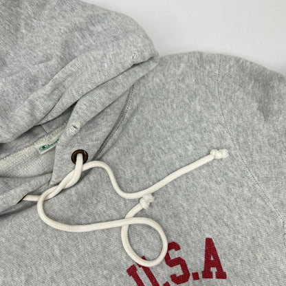 Champion チャンピオン 【ロンハーマン別注】C8-J116 グレー ダメージ加工 フーディー トップス