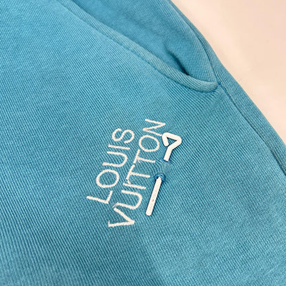 LOUIS VUITTON ルイヴィトン RM222E IHN HNY57W ブルー ウィズエンブロイダリー スウェットパンツ ボトムス