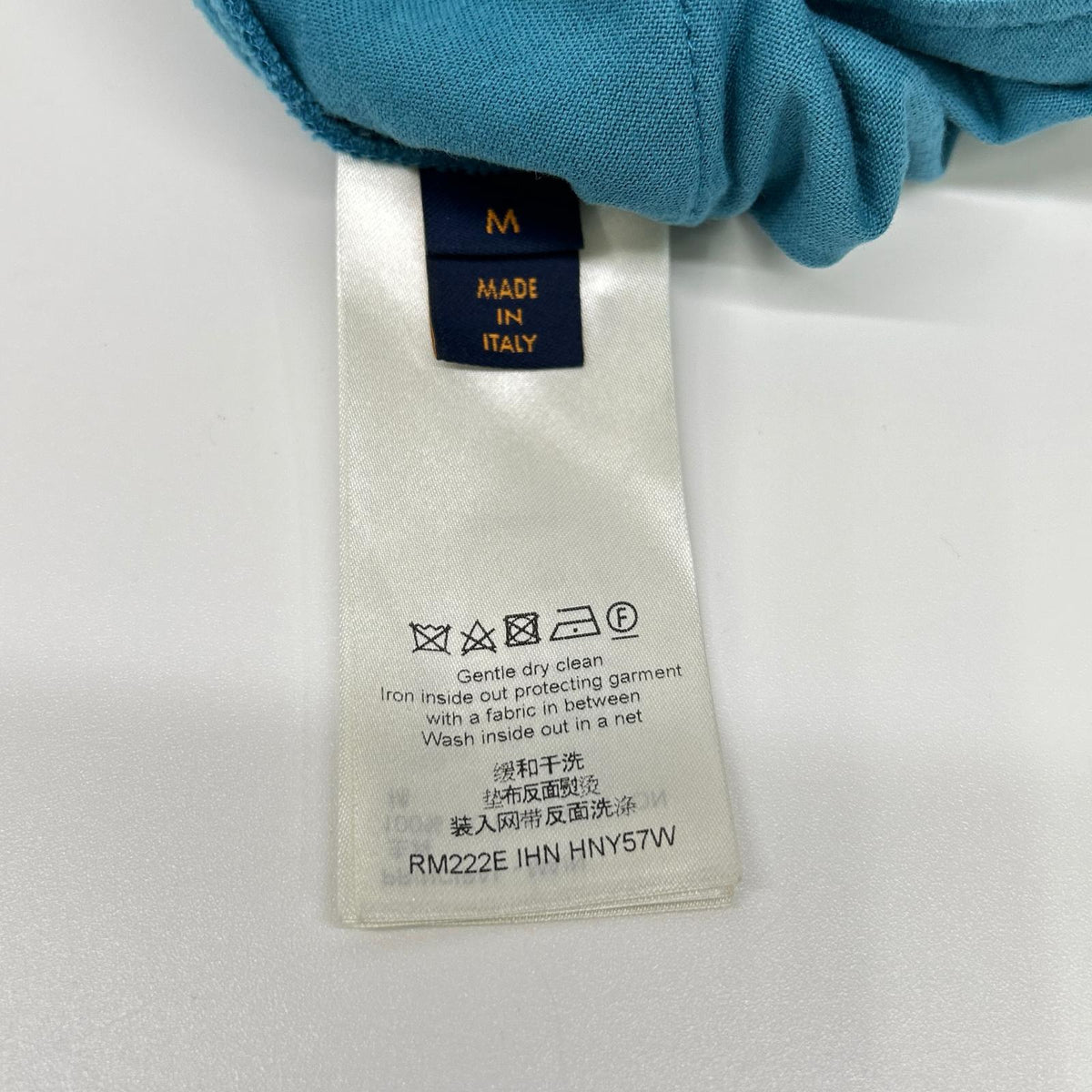 LOUIS VUITTON RM222E IHN HNY57W blue with embroidery sweatpants