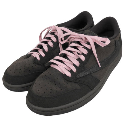 NIKE ナイキ エアジョーダン1ロー スエード スニーカー シューズ メンズ ブラウン 25.5cm DM7866-202 シューズ