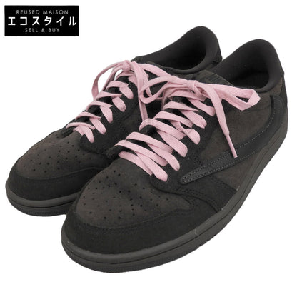 NIKE ナイキ エアジョーダン1ロー スエード スニーカー シューズ メンズ ブラウン 25.5cm DM7866-202 シューズ