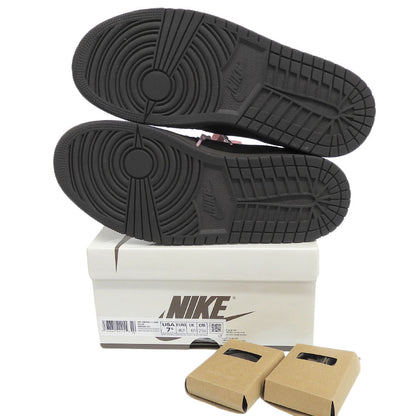 NIKE ナイキ エアジョーダン1ロー スエード スニーカー シューズ メンズ ブラウン 25.5cm DM7866-202 シューズ