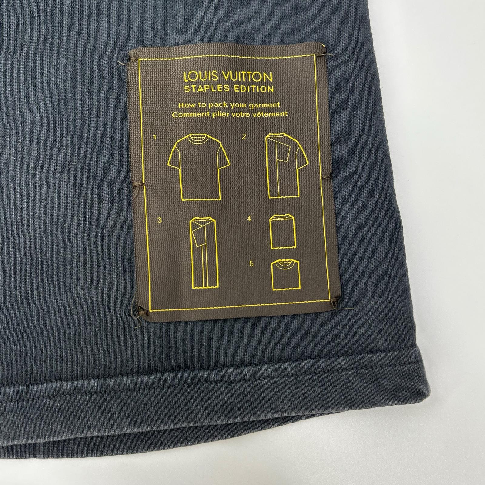 LOUIS VUITTON ルイヴィトン RM222Q JYN HIY47W ブラック 22AW インサイドアウト Tシャツ トップス