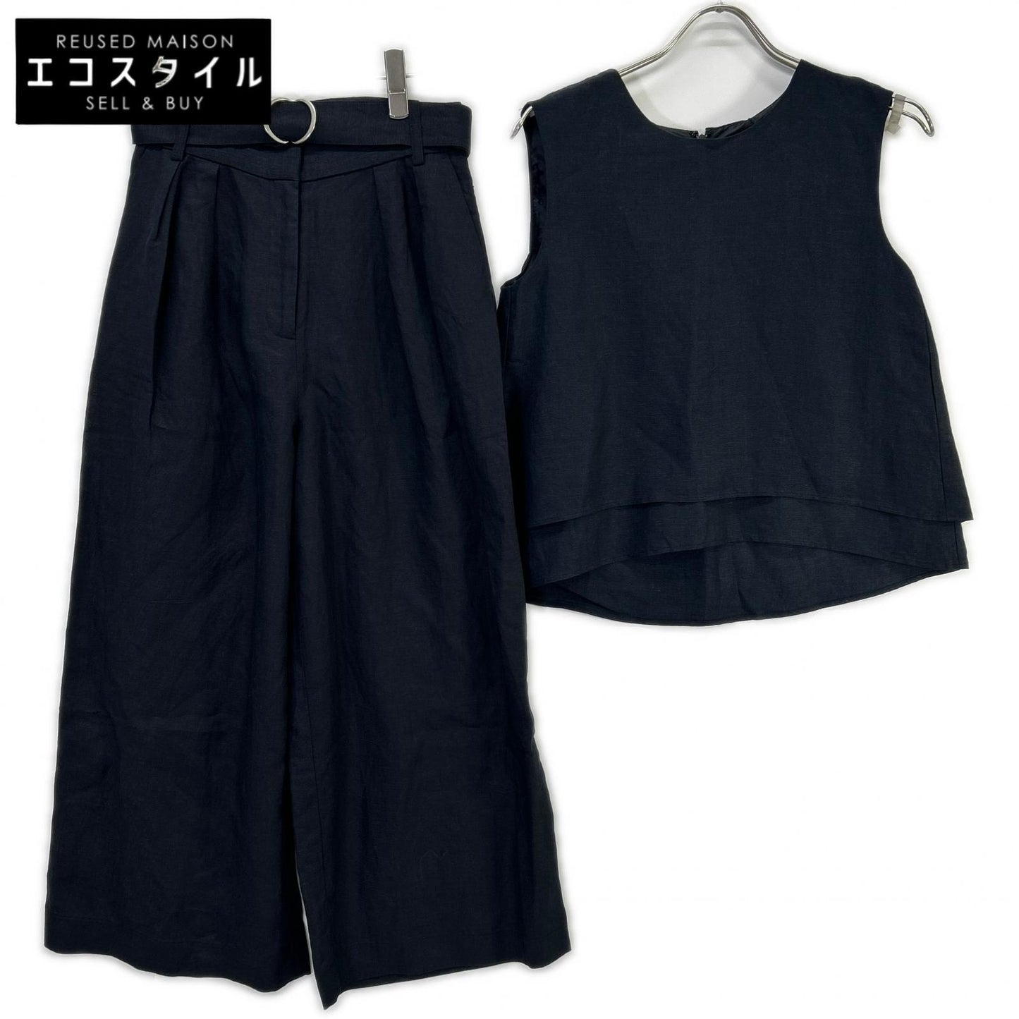 URBAN RESEARCH アーバンリサーチ UR64-260013 ネイビー リネンレーヨンセットアップ スーツ セットアップ
