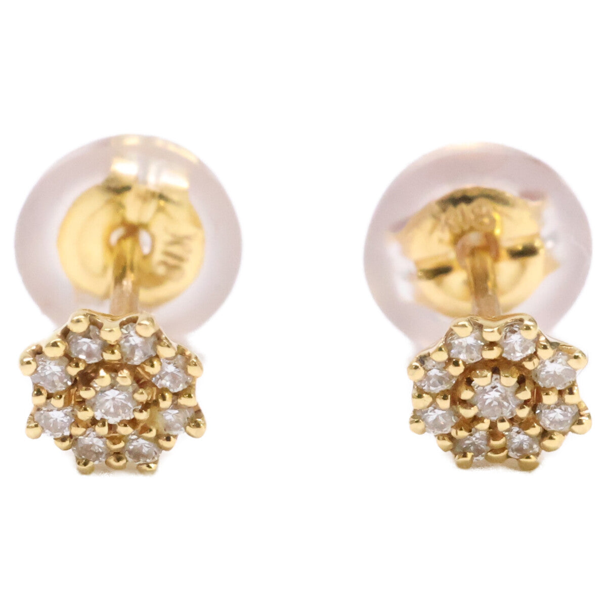 BELLESIORA ベルシオラ K18 0.05刻印 ダイヤモンド ピアス