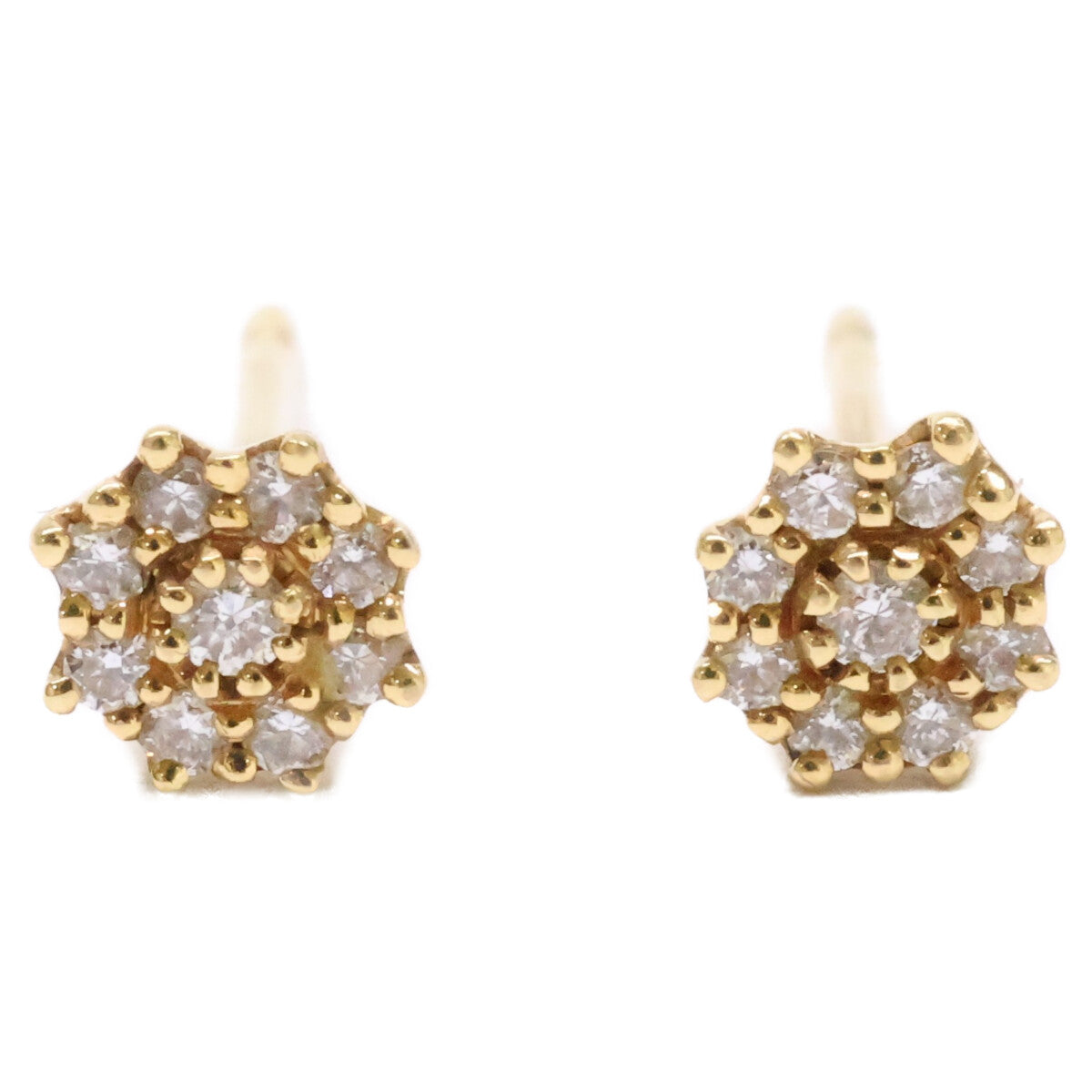 BELLESIORA ベルシオラ K18 0.05刻印 ダイヤモンド ピアス
