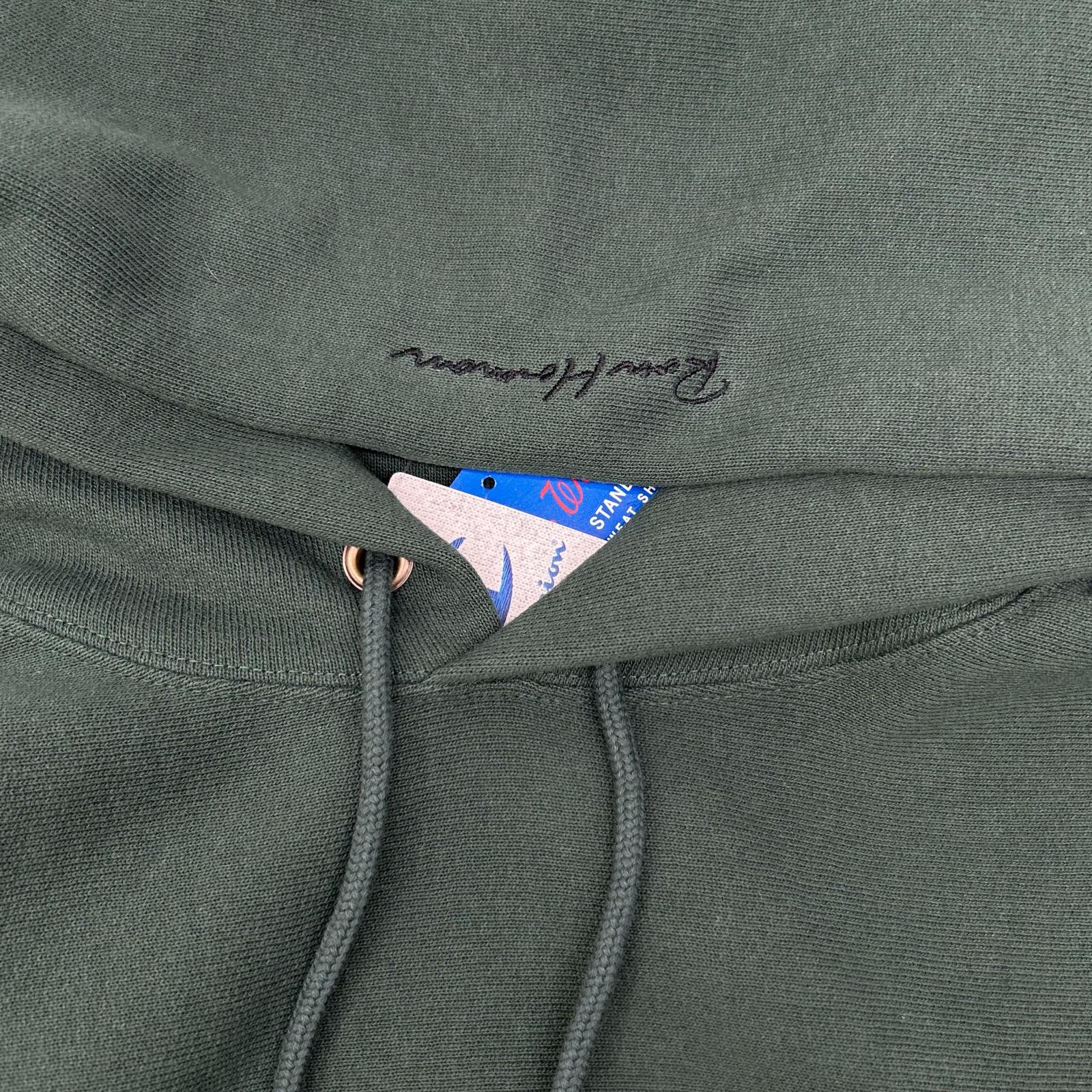 Champion チャンピオン ロンハーマン別注 グリーン プルオーバー フーディー トップス