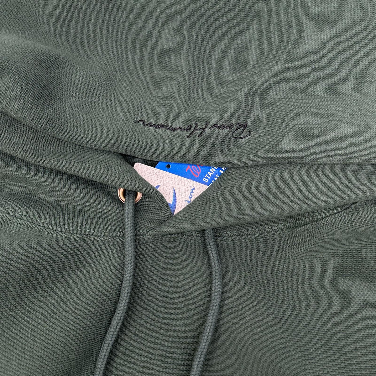 Champion チャンピオン ロンハーマン別注 グリーン プルオーバー フーディー トップス