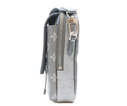 LOUIS VUITTON ルイヴィトン M81321 モノグラム エクリプス リバース ダブル フォン ポーチ ショルダーバッグ