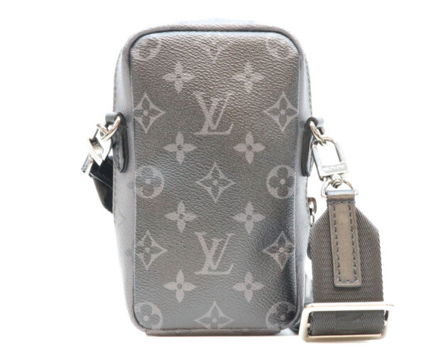 LOUIS VUITTON ルイヴィトン M81321 モノグラム エクリプス リバース ダブル フォン ポーチ ショルダーバッグ