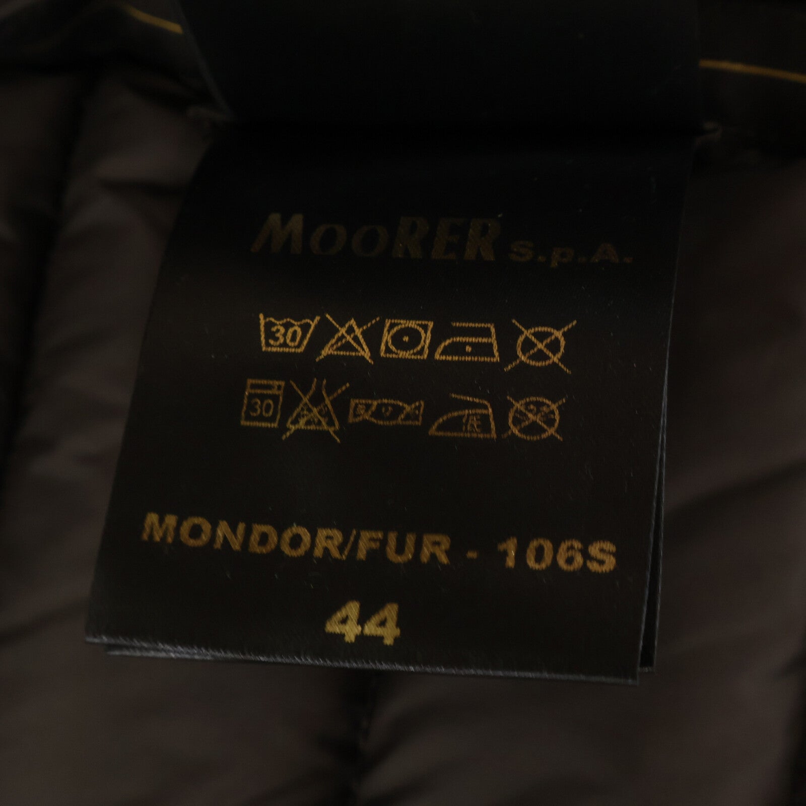 MOORER ムーレー 新品未使用 国内正規 MONDOR FUR-106S デニム切替 ダウンジャケット ジャケット