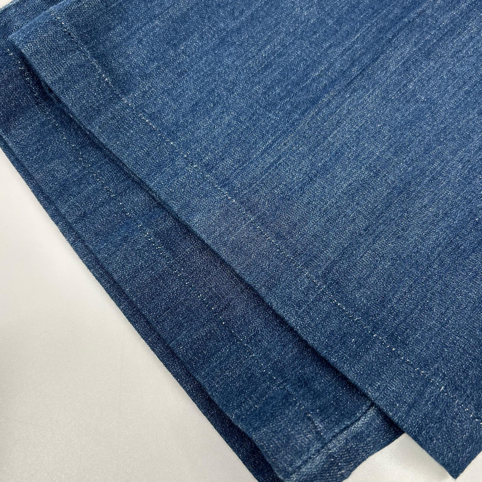 YANUK ヤヌーク 57141310 コットンリネン インディゴ リラックス リリス Relax LILITH パンツ ボトムス