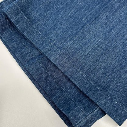 YANUK ヤヌーク 57141310 コットンリネン インディゴ リラックス リリス Relax LILITH パンツ ボトムス