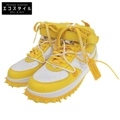 NIKE ナイキ 美品 Air Force 1 Mid SP レザー シューズ メンズ イエロー 27cm DR0500ー101 シューズ