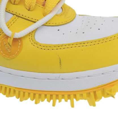 NIKE ナイキ 美品 Air Force 1 Mid SP レザー シューズ メンズ イエロー 27cm DR0500ー101 シューズ