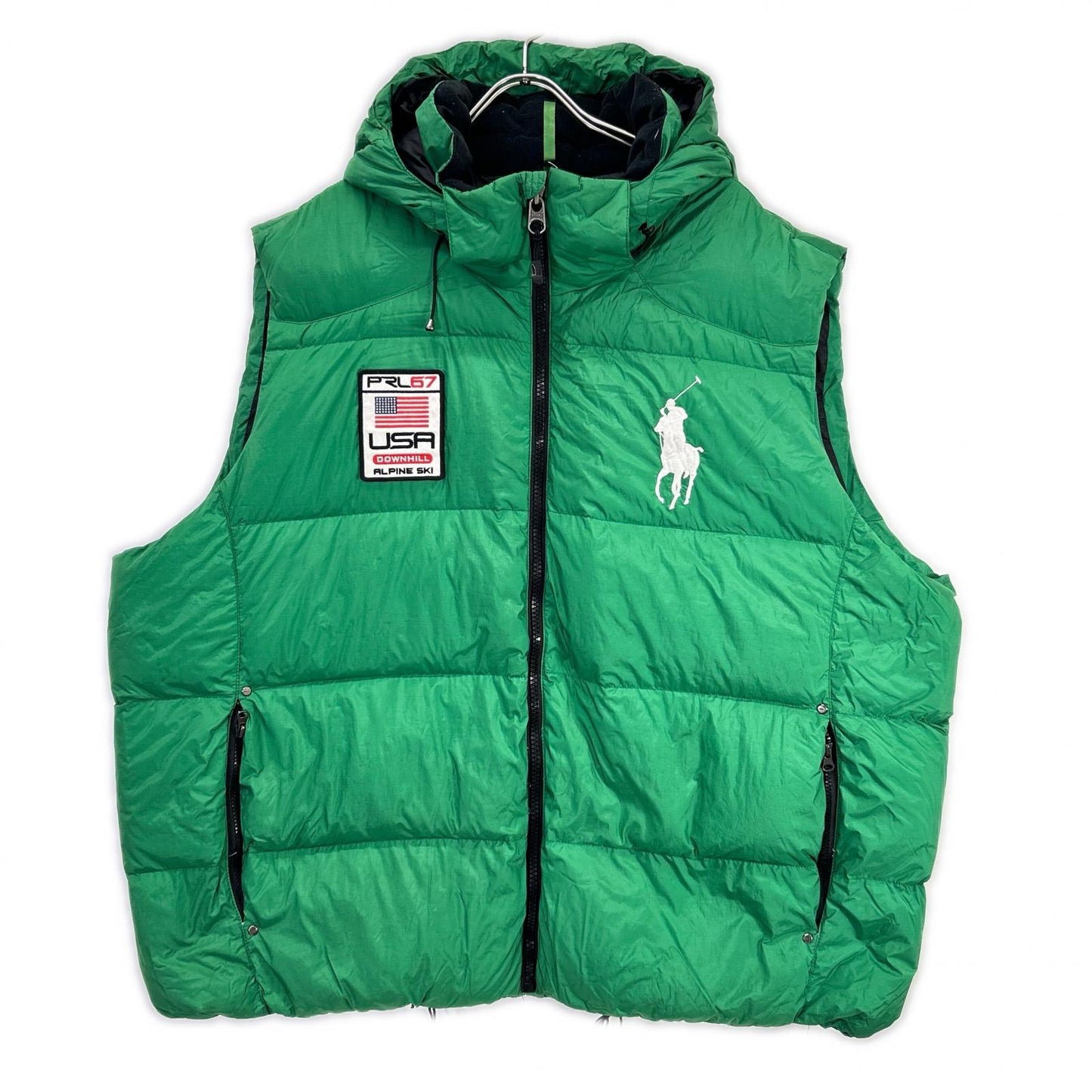 POLObyRalphLauren ポロラルフローレン グリーン USA ビックポニー ダウンベスト ベスト