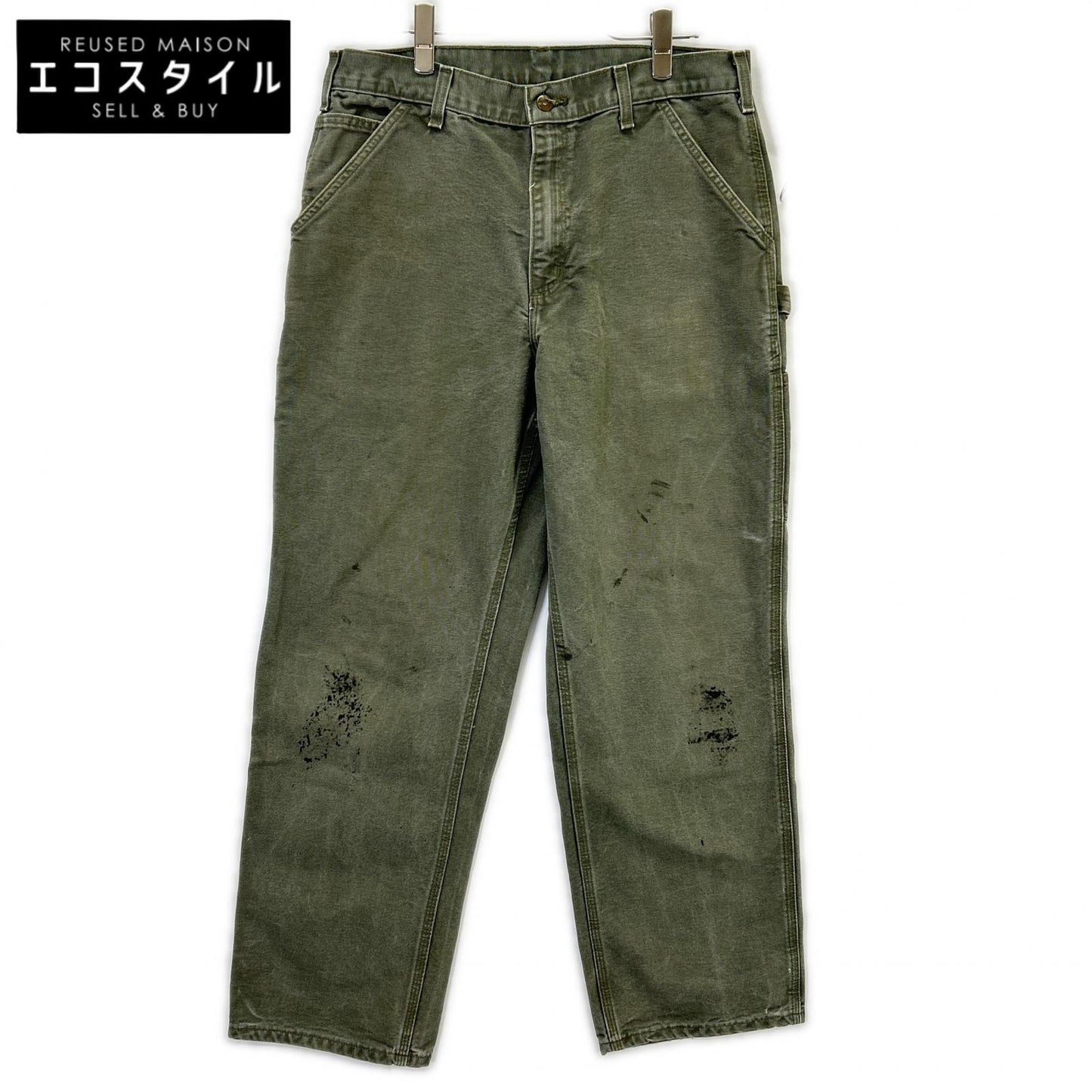 carhartt カーハート 00s モスグリーン ダックペインターパンツ ボトムス