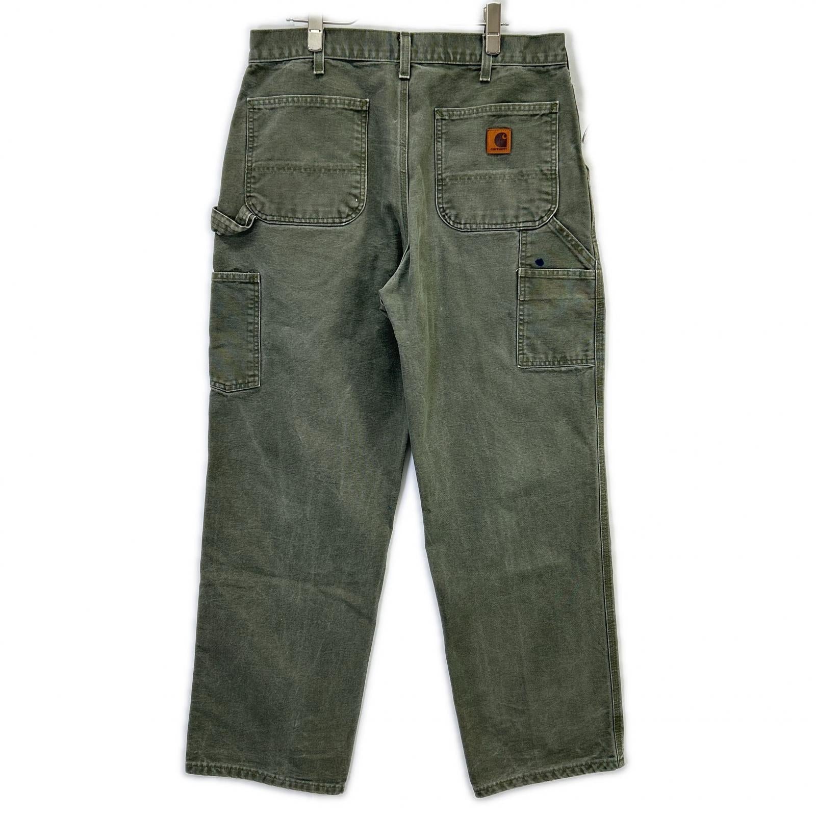 carhartt カーハート 00s モスグリーン ダックペインターパンツ ボトムス