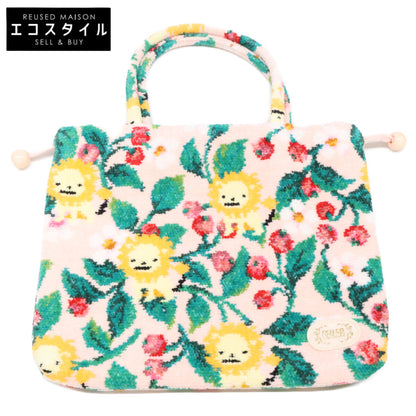 FEILER フェイラー ｘBarneys New York バーニーズニューヨーク【新品同様】LLB-230169 ライオン フラワー 巾着バッグ ハンドバッグ