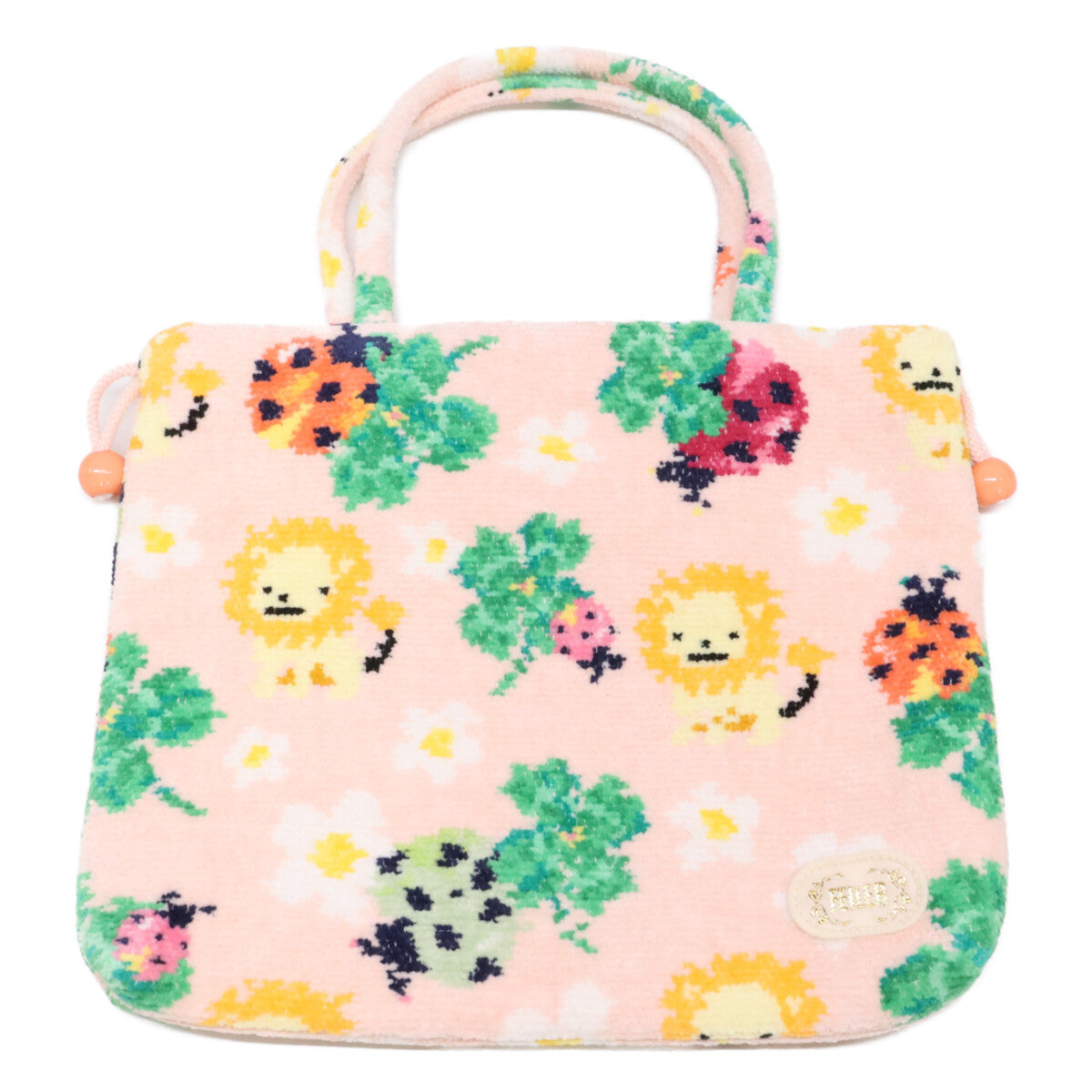 FEILER フェイラー ｘBarneys New York バーニーズニューヨーク【新品同様】LLB-230139 ライオンｘハイジ 巾着バッグ ハンドバッグ