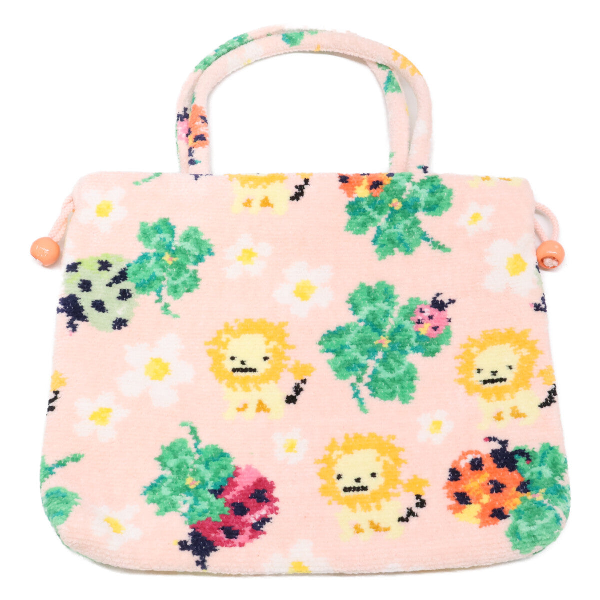 FEILER フェイラー ｘBarneys New York バーニーズニューヨーク【新品同様】LLB-230139 ライオンｘハイジ 巾着バッグ ハンドバッグ