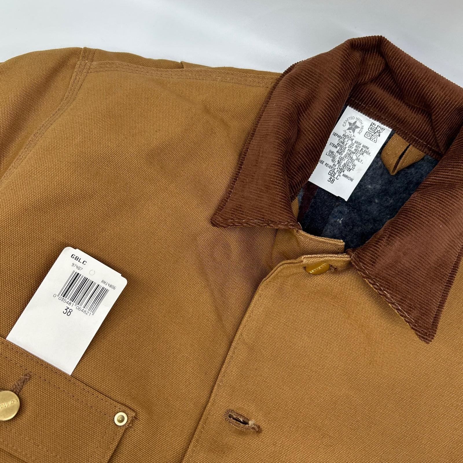 carhartt カーハート 94年製 ブラウン 6BLC USA製 チョアコート コート