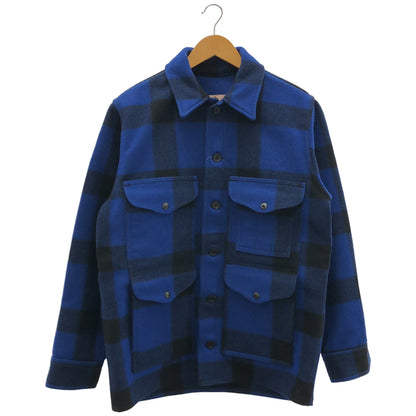 FILSON フィルソン ブルー チェック シングルマッキーノクルーザー ジャケット トップス