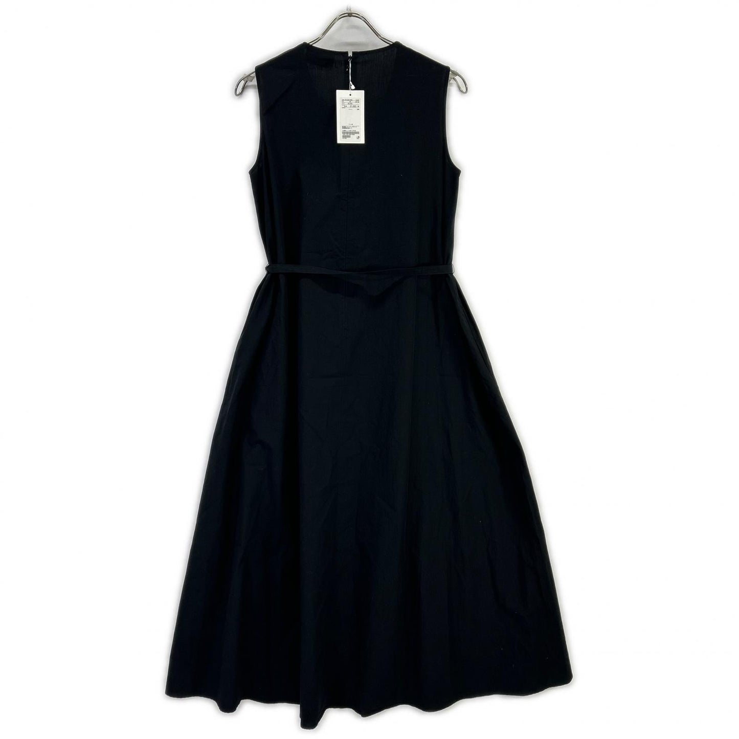 UNITED ARROWS ユナイテッドアローズ 1526-126-3283-0950 ブラック コットン100 ベルトワンピース ワンピース