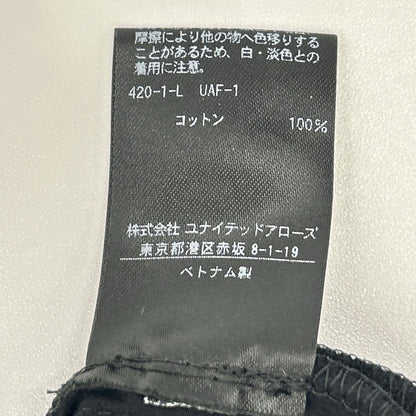 UNITED ARROWS ユナイテッドアローズ 1526-126-3283-0950 ブラック コットン100 ベルトワンピース ワンピース