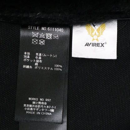 AVIREX アヴィレックス 【美品/国内正規】6111040 B-3 ムートン フライトジャケット ジャケット