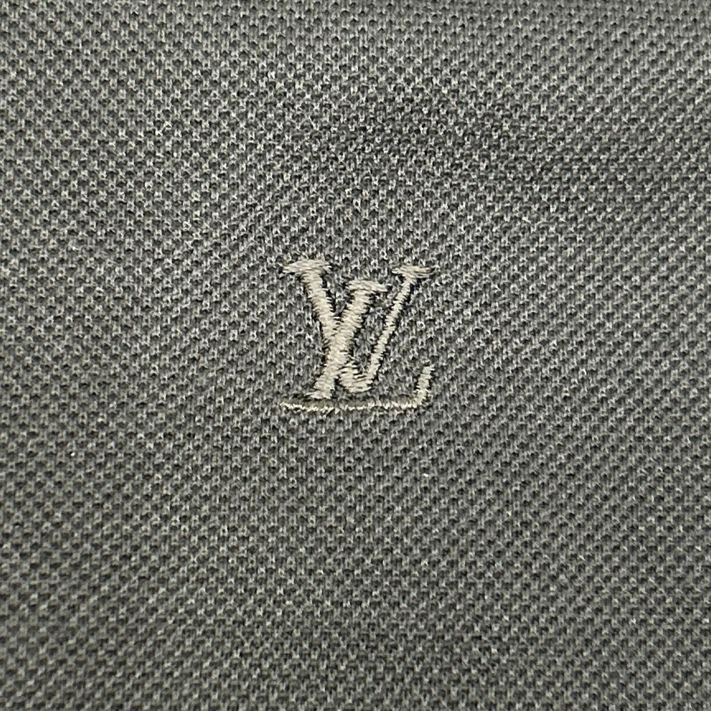 LOUIS VUITTON ルイヴィトン RM082M MNJR32JEA ブラウン コットン100 刺繍ロゴ ポロシャツ トップス