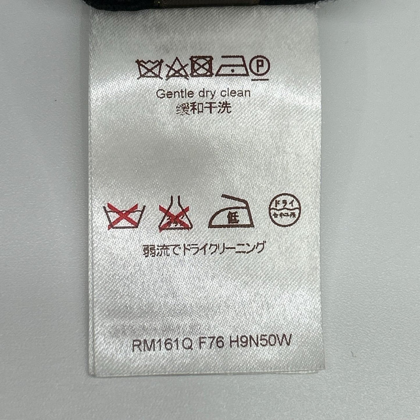 LOUIS VUITTON ルイヴィトン RM161Q F76 H9N50W 16年製 ネイビー コットンシルク ロゴ金具 ニットセーター トップス