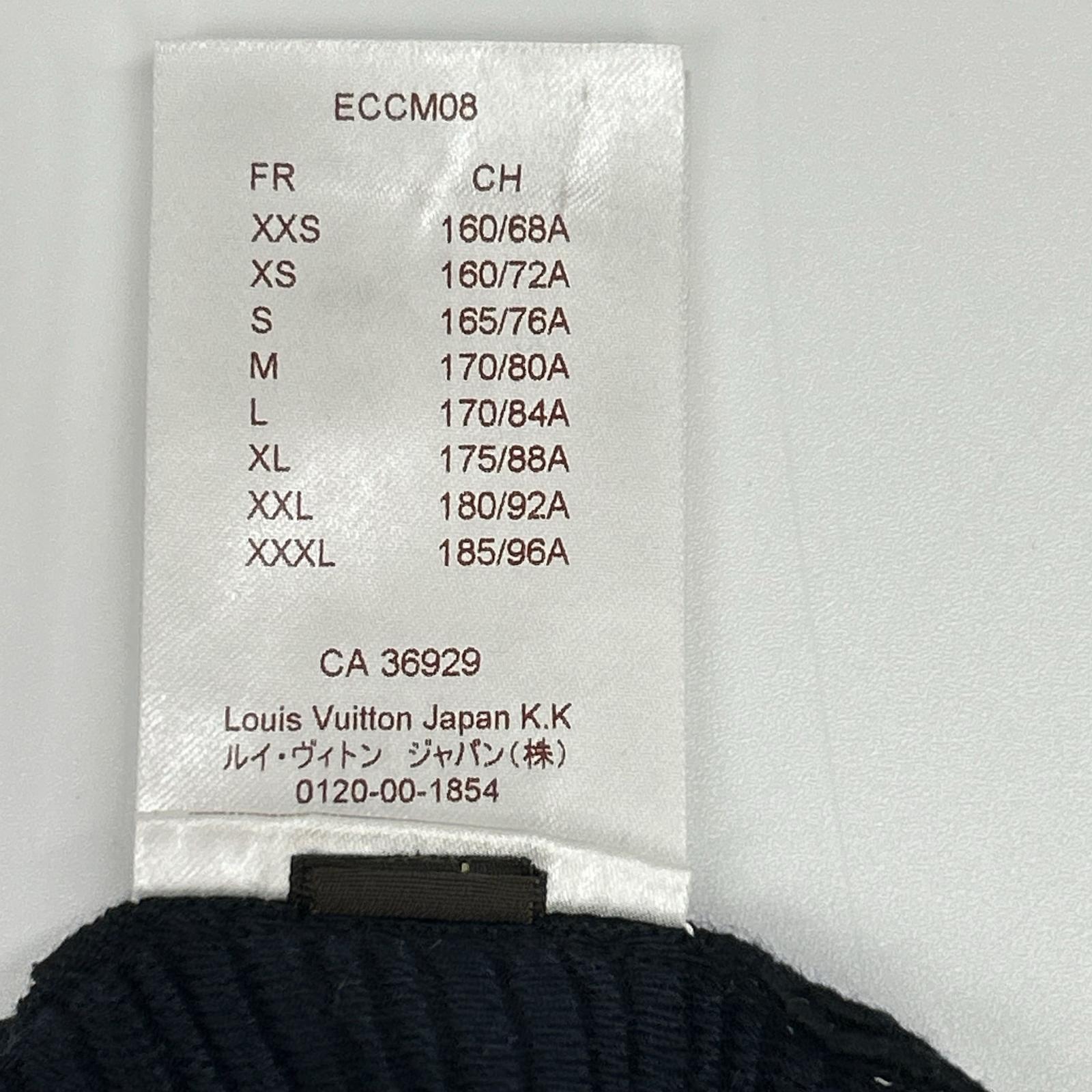 LOUIS VUITTON ルイヴィトン RM161Q F76 H9N50W 16年製 ネイビー コットンシルク ロゴ金具 ニットセーター トップス