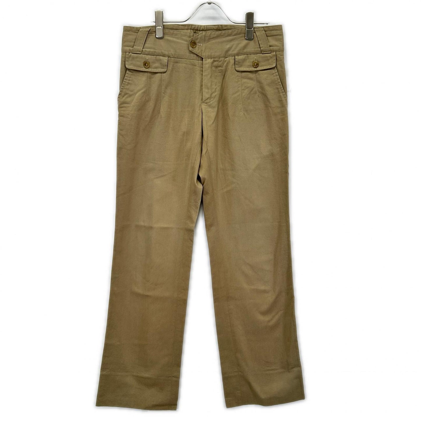 DOLCE&GABBANA ドルチェアンドガッバーナ G3JOTT FU6CM ベージュ コットン100 チノパンツ ボトムス