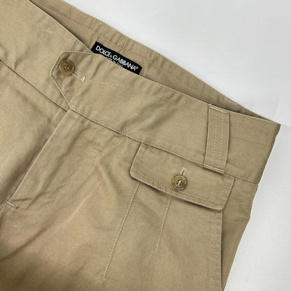 DOLCE&GABBANA ドルチェアンドガッバーナ G3JOTT FU6CM ベージュ コットン100 チノパンツ ボトムス