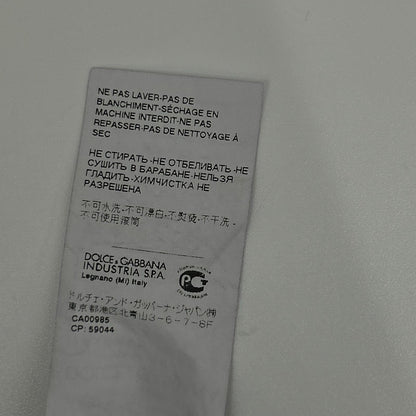 DOLCE&GABBANA ドルチェアンドガッバーナ G9I33L ネイビー ラムレザー ジップアップレザージャケット ジャケット