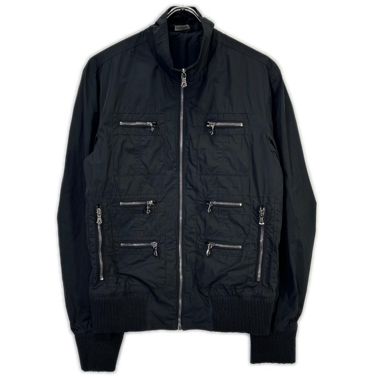 DOLCE&GABBANA ドルチェアンドガッバーナ G9I23T ブラック ナイロン マルチポケットジャケット ジャケット