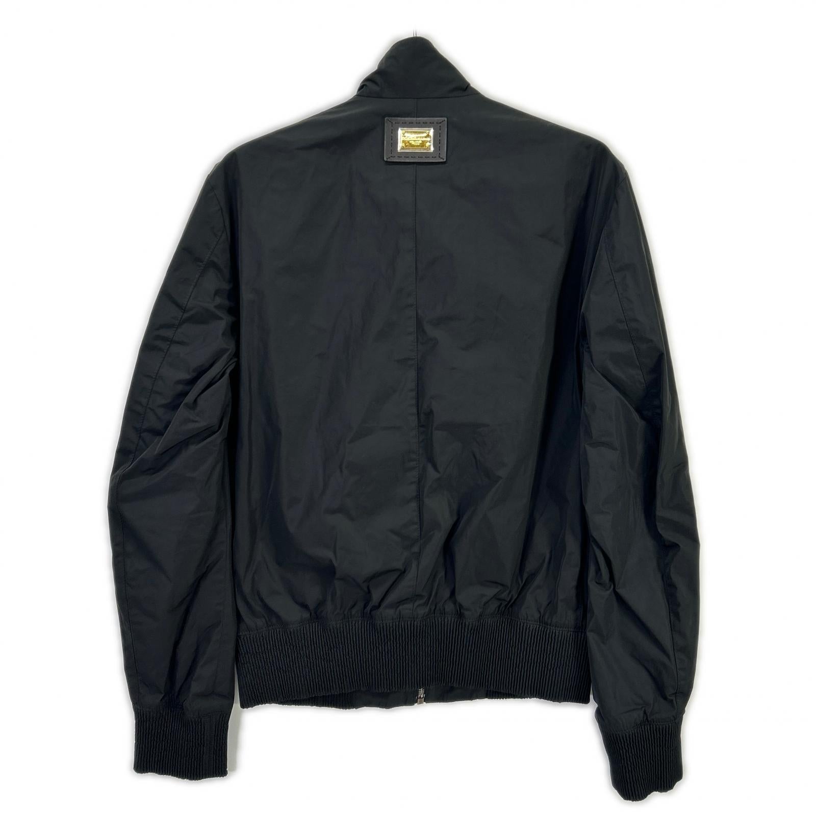 DOLCE&GABBANA ドルチェアンドガッバーナ G9I23T ブラック ナイロン マルチポケットジャケット ジャケット