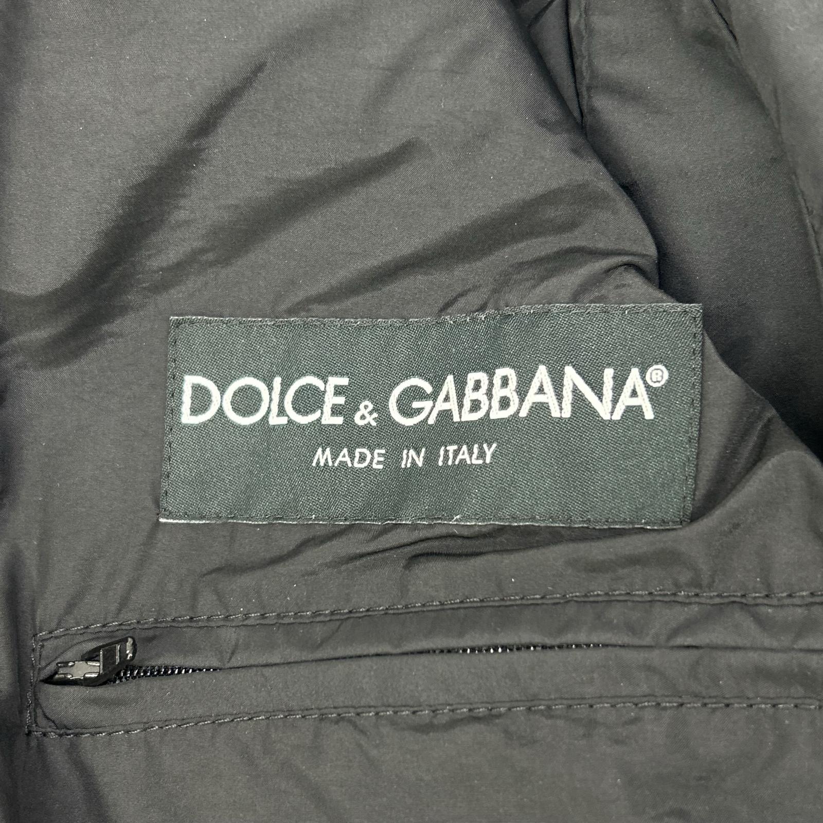 DOLCE&GABBANA ドルチェアンドガッバーナ G9I23T ブラック ナイロン マルチポケットジャケット ジャケット