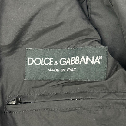 DOLCE&GABBANA ドルチェアンドガッバーナ G9I23T ブラック ナイロン マルチポケットジャケット ジャケット