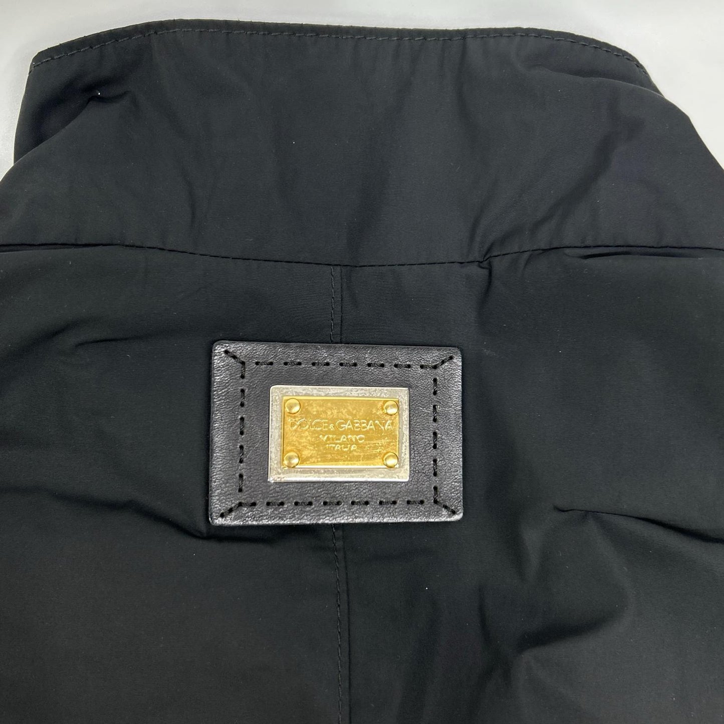 DOLCE&GABBANA ドルチェアンドガッバーナ G9I23T ブラック ナイロン マルチポケットジャケット ジャケット