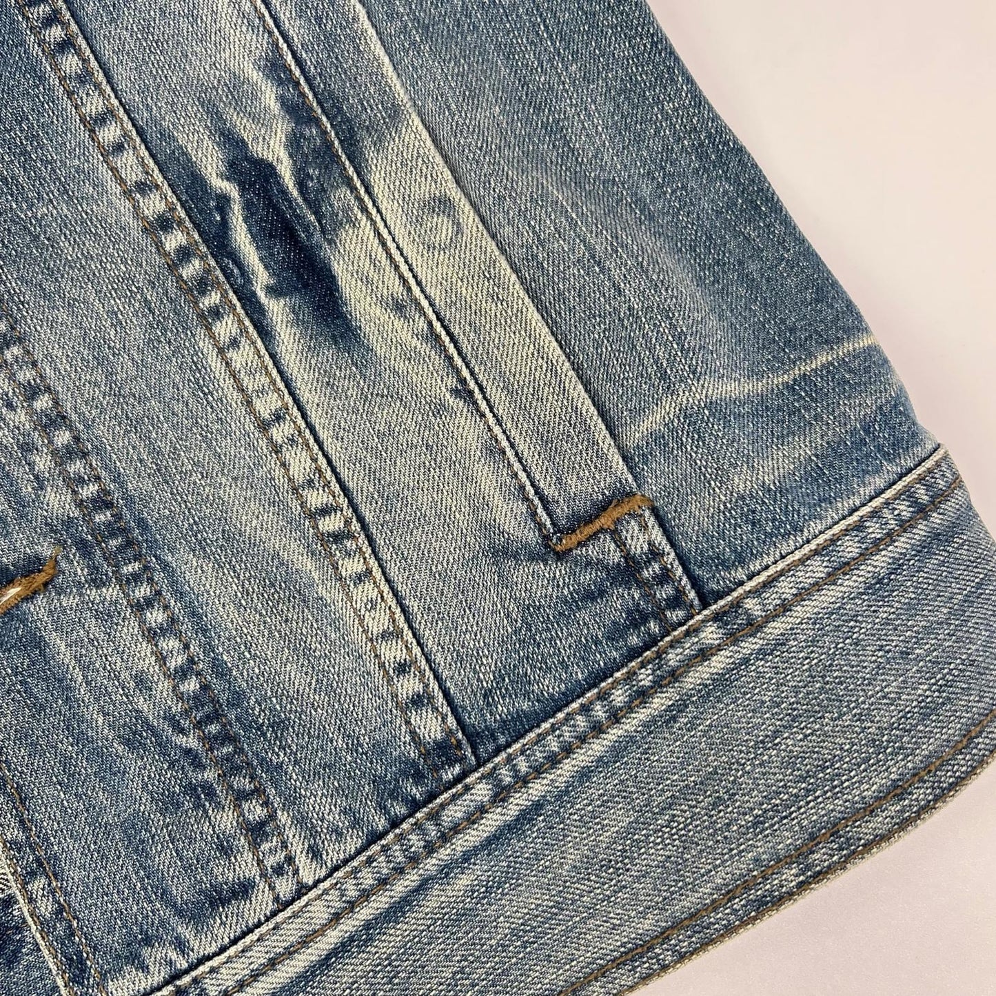 DOLCE&GABBANA ドルチェアンドガッバーナ G9B81D インディゴ ポケット付 デニムジャケット ジャケット