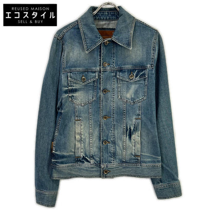 DOLCE&GABBANA ドルチェアンドガッバーナ G9B81D インディゴ ポケット付 デニムジャケット ジャケット
