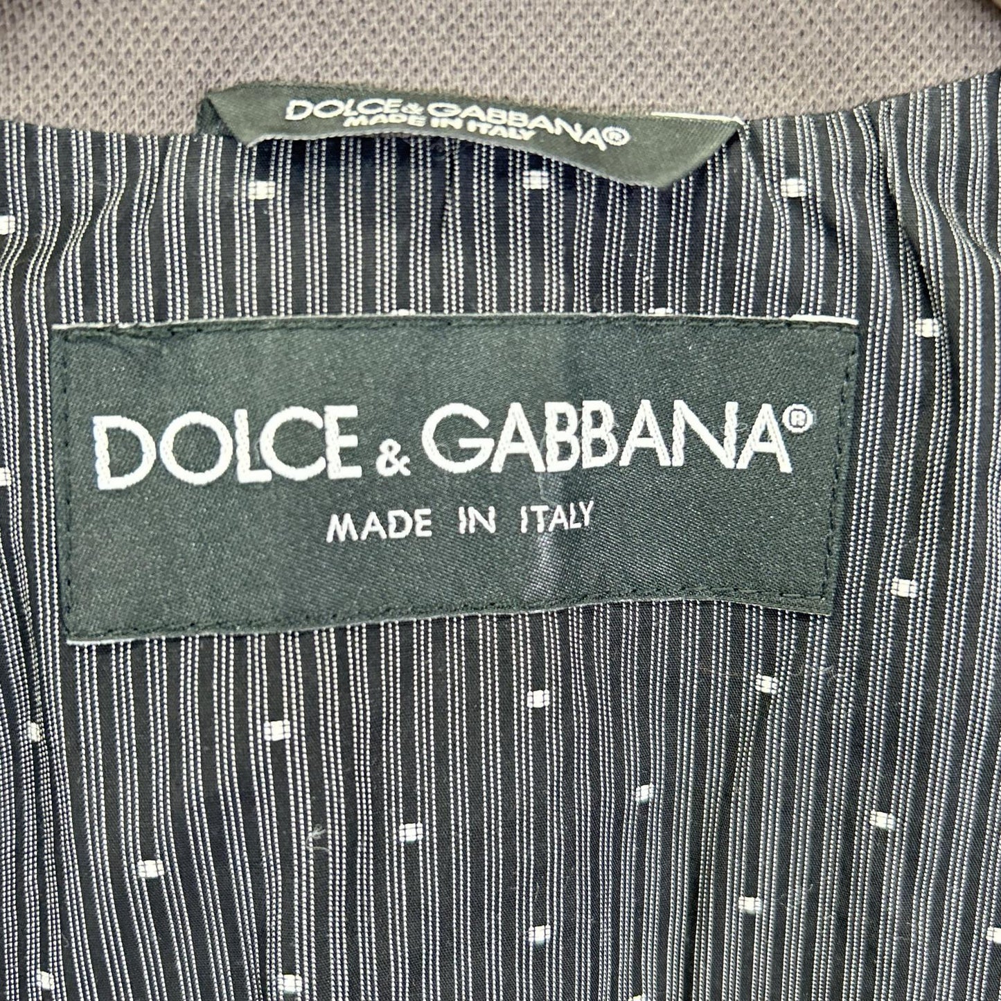 DOLCE&GABBANA Dolce & Gabbana G2EO5T gray cotton tailored jacket jacket