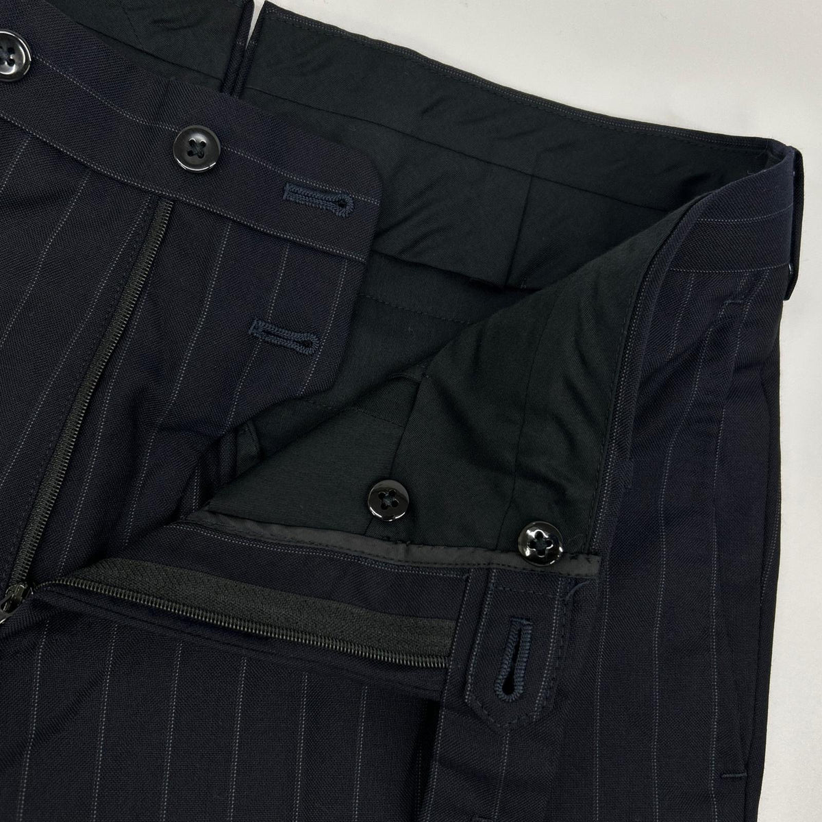 RING JACKET RT021S77X navy wool 3-button jacket/slacks suit Suit set-up
