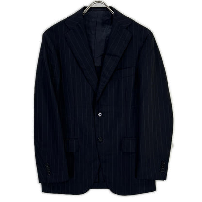 RING JACKET RT021S77X navy wool 3-button jacket/slacks suit Suit set-up