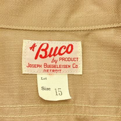 BUCO ブコ BS16101 ベージュ コットン ANDERSON C.C. CLUB SHIRT トップス
